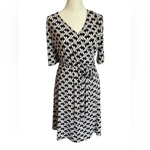 Gilli faux wrap stretch dress